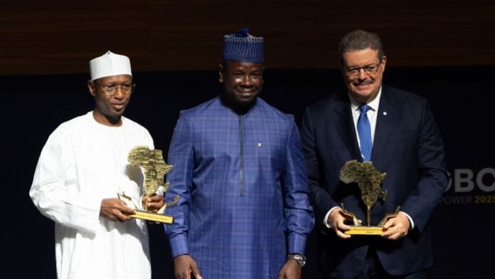 Le Forum des pays exportateurs de gaz (GECF) et les chefs de Organisation des producteurs africains de pétrole (APPO) récompensés lors du MSGBC 2025 Le Forum des pays exportateurs de gaz (GECF) et les chefs de Organisation des producteurs africains de pétrole (APPO) récompensés lors du MSGBC 2025 pour leur contribution à la coopération régionale et mondiale dans le domaine de l'énergie