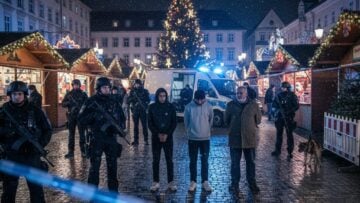 Terrorisme : qui sont les trois ressortissants marocains au cœur du projet d’attentat déjoué en Bavière ? Illustration suspects marocains au marché de noel