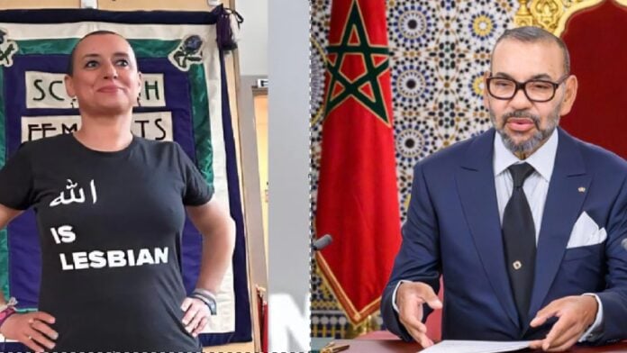 Betty Lachgar et Mohammed VI