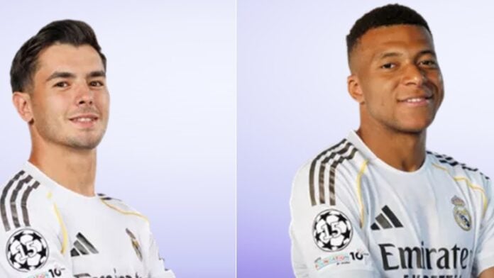 Brahim Diaz et Kylian Mbappé