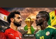 CAN 2025 : Sénégal – Égypte, le choc des géants ce mercredi 14 janvier Sénégal et Égypte s’affrontent en demi-finale de la CAN 2025, à Tanger.