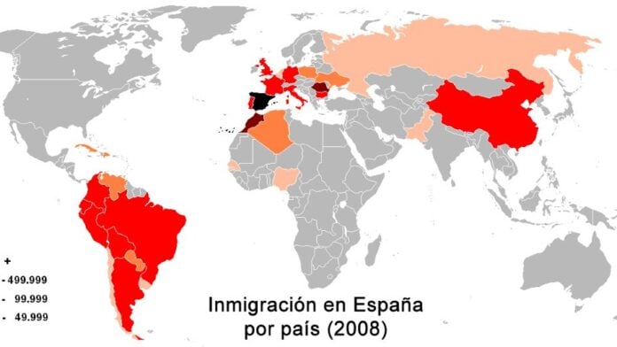 Immigration en Espagne par pays Immigration en Espagne par pays