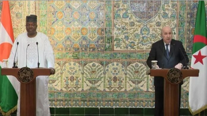 Abdourahmane Tiani et Abdelmadjid Tebboune