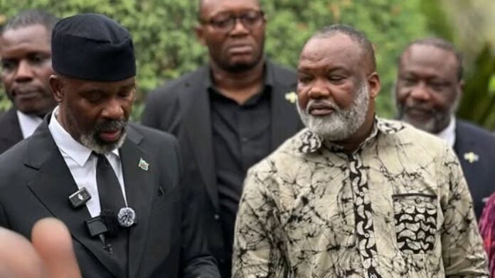 Claude Ibalanky et Corneille Nangaa à Goma, ce 31 janvier 2026