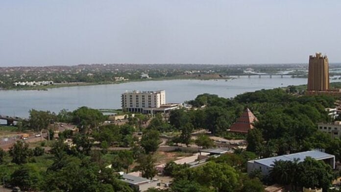 Vue aérienne de Bamako