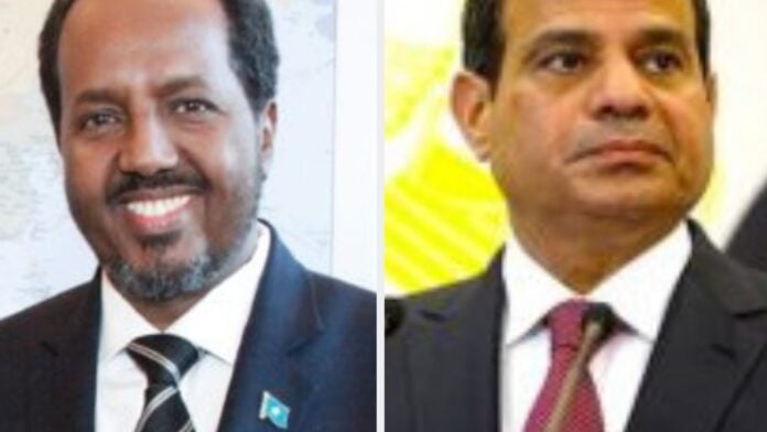 Abdel Fattah al-Sissi et Hassan Sheikh Mohamud