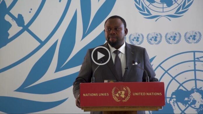 le ministre congolais des droits humains, Samuel Mbemba