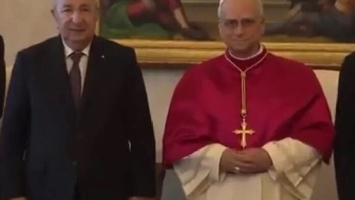 Le president Abdelmadjid Tebboune et le Pape Léon XIV Le president Abdelmadjid Tebboune et le Pape Léon XIV