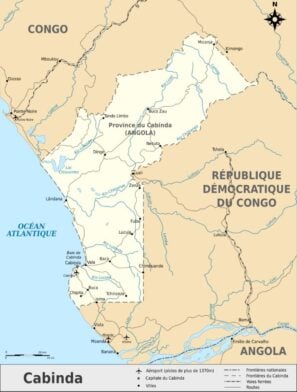 Carte de la République du Cabinda