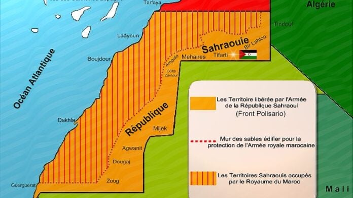 République-Sahraouie-Démocratique carte wikipedia