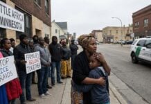À Minneapolis, l’offensive d’ICE racontée depuis les communautés africaines Stop ICE raids Illustration