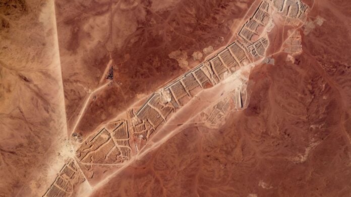 Western Sahara mine géante de phosphate de Boa Craa