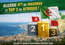 Algérie : numéro 1 au Maghreb et dans le top 3 des pays les plus heureux d’Afrique Algérie indice du bonheur