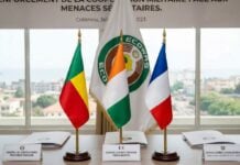 Cotonou accueille une rencontre trilatérale entre les chefs d’état-major du Bénin, de la Côte d’Ivoire et de la France coopération militaire France Bénin Cote d'Ivoire