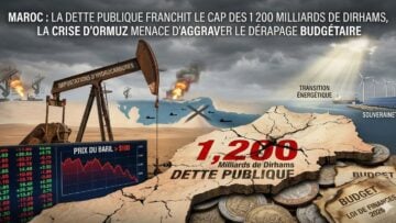 Maroc : le mur de la dette face au choc pétrolier d’Ormuz Dette publique au Maroc