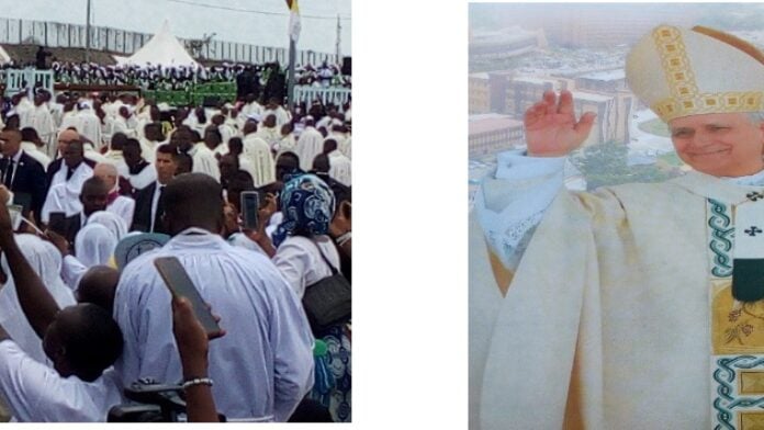 Arrivée du pape Léon XIV