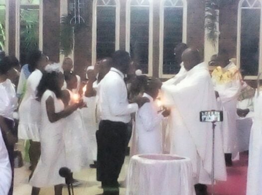 Cérémonie de baptème au Cameroun