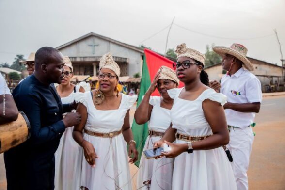 Danseuses de la compagnie Obidjoul de la Martinique
