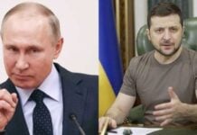 La guerre secrète en Libye entre Ukraine et Russie révélée par une enquête de RFI Vladimir Poutine et Volodymyr Zelensky