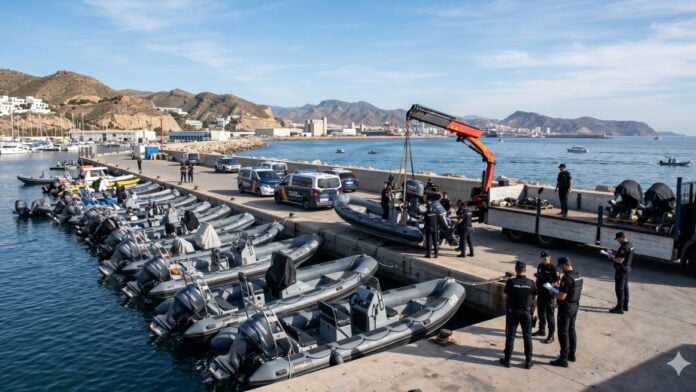 Saisie de narcolanchas opération Embryon Almería 2026