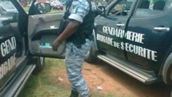 Véhicules de gendarmerie dépêchés à Niamoué