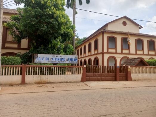 Vue partielle de l'Ecole du patrimoine africain
