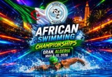 Championnats d’Afrique de natation à Oran : l’Afrique du Sud domine, l’Algérie s’enflamme Championnat d'Afrique des Nations 2026 à Oran