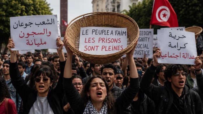Illustration manifestation en Tunisie