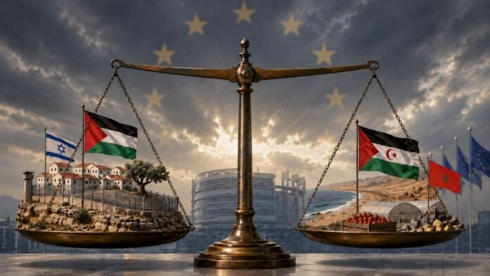 Illustration Palestine et sahara occidental vs UE Illustration Palestine et sahara occidental vs UE