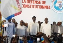 RDC : l’opposition lance la coalition « C64 » contre un possible changement de Constitution Lancement de la coalition C64 en RDC