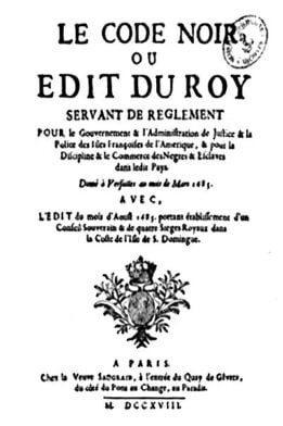 Le Code noir
