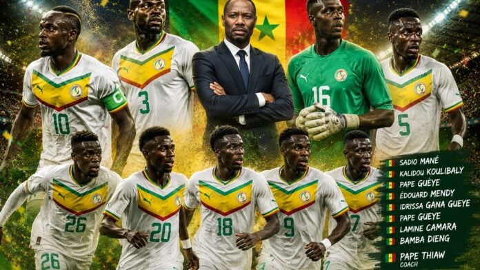 Liste des Lions avec Pape Thiaw Liste des Lions avec Pape Thiaw