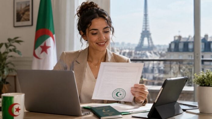 Apostille Algérie illustration France