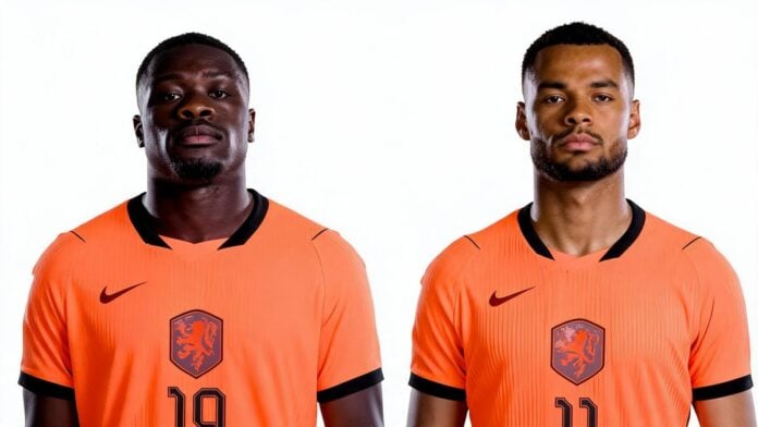 Brian Brobbey, d’origine ghanéenne, et Cody Gakpo, aux racines togolaises et ghanéennes, Brian Brobbey, d’origine ghanéenne, et Cody Gakpo, aux racines togolaises et ghanéennes,