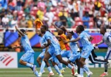 Mondial 2026 : 52 ans après, les Léopards retrouvent la scène mondiale face à Cristiano Ronaldo La RDC célébrant sa qualification pour la Coupe du monde 2026