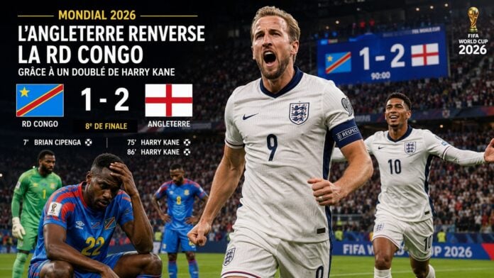 L'Angleterre renverse la RDC