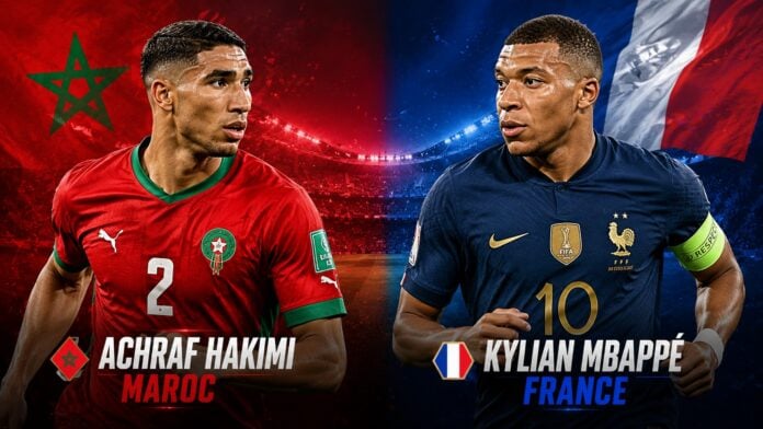 Achraf Hakimi et Kylian Mbappé