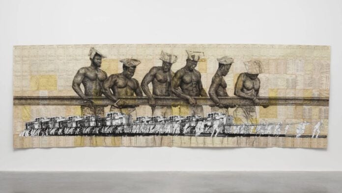 Ibrahim Mahama, Ghana Mann, 2023–24 © Ibrahim Mahama.