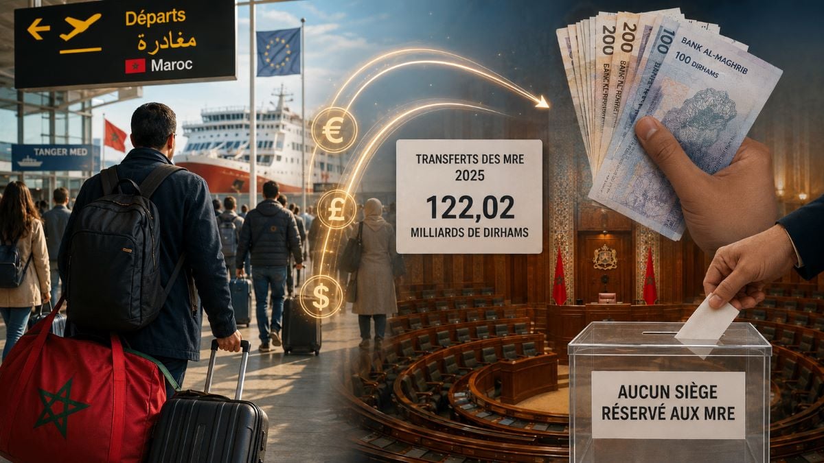 Maroc : 122 milliards de dirhams envoyés par les MRE, mais aucun siège réservé
