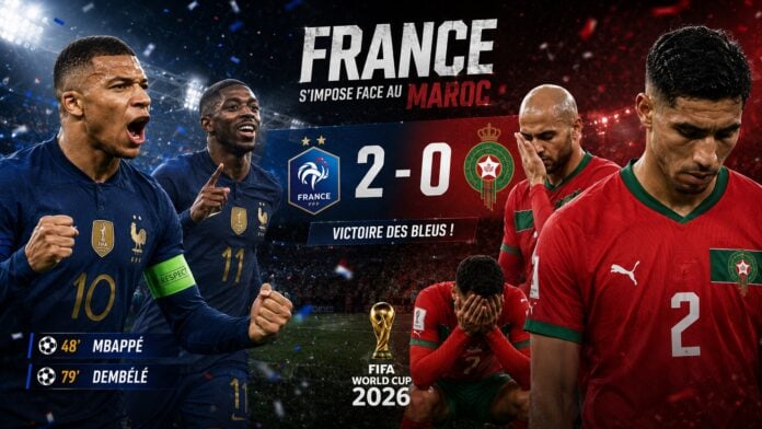 La France bat le Maroc et se qualifie en demi-finale
