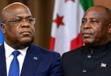 Ndayishimiye et Tshisekedi divergent sur la sortie de crise en RDC Les Présidents congolais et burundais, Félix tshisekedi et Evariste Ndayishimye