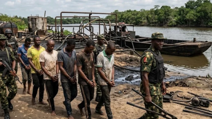 Nigeria : 07 personnes arrêtées après le démantèlement d'un réseau de sabotage d'oléoducs