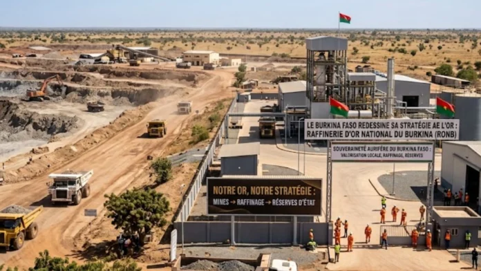 Stratégie d'Or au Burkina Faso Raffinerie, réserves, exploitation : comment le Burkina Faso redessine sa stratégie autour de l'or ?