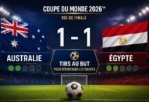 Mondial 2026 | Australie-Égypte, un duel toujours indécis après 120 minutes, place aux tirs au but Australie vs Égypte : tirs au but