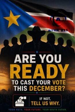 Your Vote is Your Future Soudan du Sud