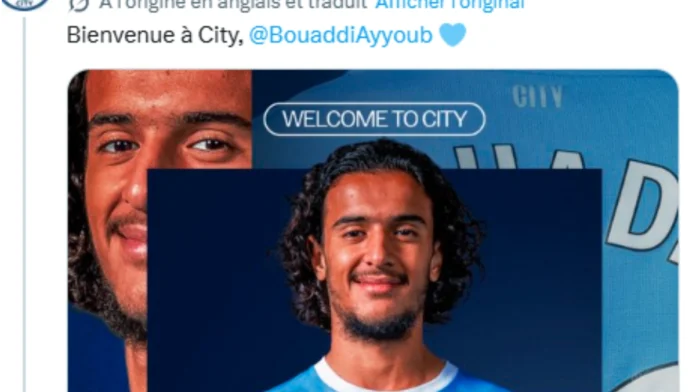 Bouaddi à Manchester City Bouaddi à Manchester City