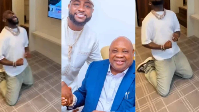 Davido et Adeleke Nigeria : Ademola Adeleke réélu à Osun, son neveu Davido exulte