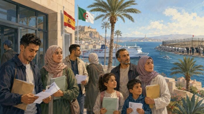 Illustration naturalisation des algériens en Espagne