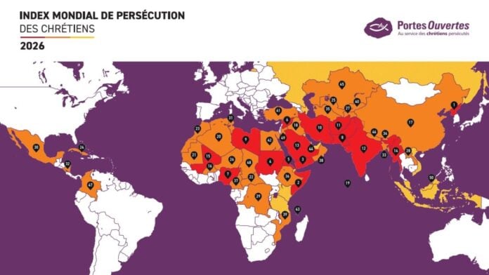 Index mondial de persécution des chrétiens 2026