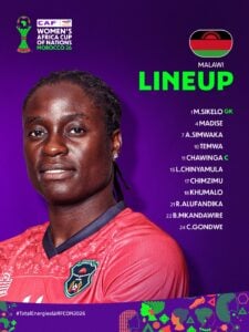 Onze du départ Malawi